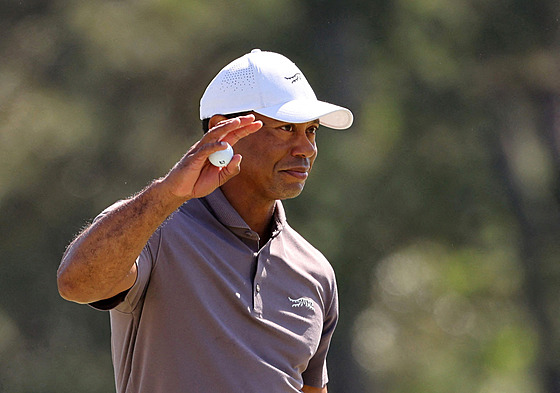 Americký golfista Tiger Woods během turnaje Masters v Augustě.