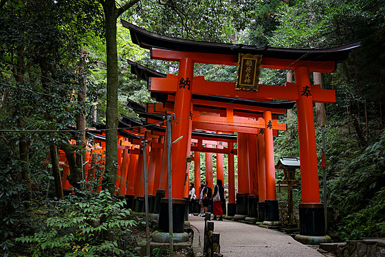 Tunely z bran torii mají celkem �ty�i kilometry.