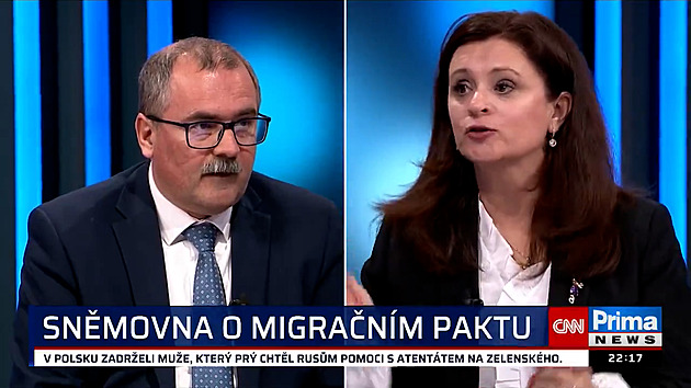 Nechte si urážky, vzkypěla Jermanová. Migrační pakt vyvolal v debatě hádku