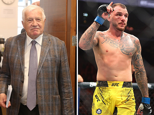 GLOSA: Václav Klaus a mlátička z MMA vzhlížejí ke stejnému muži