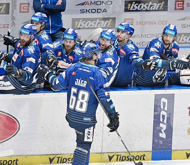 ONLINE: Kladno - Vsetín 3:1. První gól dal Jágr, těsně před pauzou domácí zvyšují