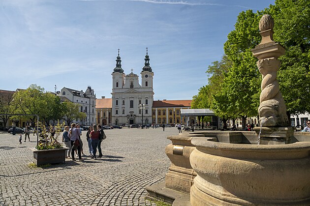 Masarykovo námstí v Uherském Hraditi eká promna, bude to poprvé po 70...