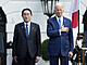 Americk prezident Joe Biden a japonsk premir Fumio Kiida v Blm dom (10....