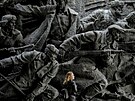 Pomník hrdinm druhé svtové války v Kyjev (8. dubna 2024)