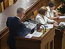 Andrej Babi (ANO) na mimoádné schzi Poslanecké snmovny k Migranímu paktu....