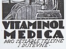 Pro sesláblé tlesn i duevn, hlásá slogan na pípravek Vitaminol Medica....