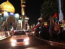 Teherán oslavuje útok na Izrael. (14. dubna 2024)