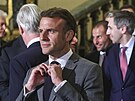 Na summit Evropské unie dorazil i francouzský prezident Emanuel Macron. (17....