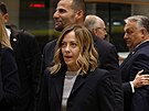 Na summit Evropské unie dorazila i italská premiérka Giorgia Meloniová. (17....