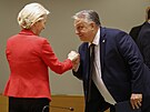 Na summit Evropské unie dorazil i maarský premiér Viktor Orbán. Na snímku...