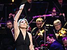 Petra Hapková na vzpomínkovém koncert� Petr Hapka 80 (Kongresové centrum Praha,...