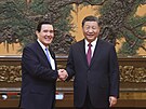 Bývalý tchajwanský prezident Ma Jing-iou se v Pekingu setkal s ínským vdcem...