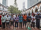 Malajsijtí muslimové slaví svatý msíc ramadán. (10. dubna 2024)