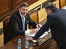 Ministr vnitra Vít Rakuan na mimoádné schzi Snmovny k migranímu paktu (18....