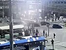 Tramvaj vybavená umlou inteligencí vjela v Petrohradu do chodc. (12. dubna...