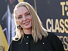 Uma Thurmanová na setkání hv�zd filmu Pulp Fiction (18. dubna 2024)