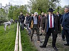 Prezident Petr Pavel na návtv Valaského muzea v pírod v Ronov pod...