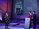 Kniní cenu Magnesia Litera 2024 v kategorii detektivka Jana Jaová. (18. dubna...