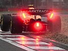 Lando Norris z McLarenu v kvalifikaci sprintu na Velké cen íny F1.