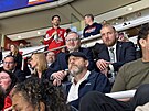 eský premiér Petr Fiala na hokejovém zápase Washington Capitals proti Boston...