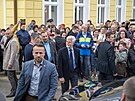 Prezident Petr Pavel v r�mci n�v�t�vy Zl�nsk�ho kraje nav�t�vil obec Ostro�sk�...