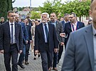 Prezident Petr Pavel v r�mci n�v�t�vy Zl�nsk�ho kraje nav�t�vil obec Ostro�sk�...