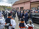 Prezident Petr Pavel v r�mci n�v�t�vy Zl�nsk�ho kraje nav�t�vil obec Ostro�sk�...