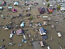 Záplavy v ruském Orenburgu (11. dubna 2024)