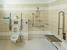 Toaleta a sprcha v novostavb v Barevnch domcch