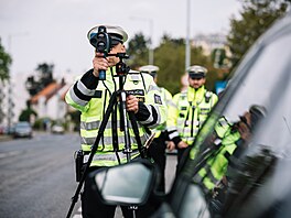 Praha, 19.04.2024, Policie v rámci akce Speed Marathon na mnoha místech po...