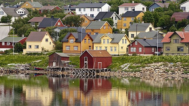 M�sto Vadsö v severním Norsku.