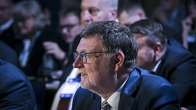 Ministr financ a prvn mstopedseda ODS Zbynk Stanjura na kongresu v Ostrav