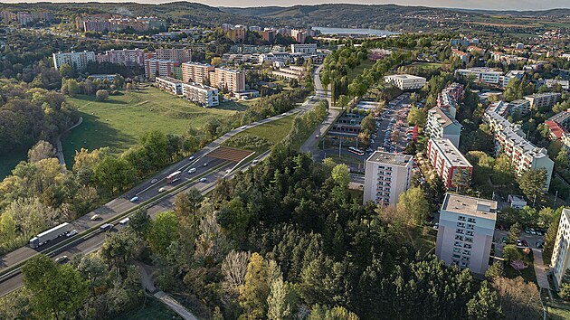 Tunel na dálnici D43, respektive silnici I/73, který povede pod brnnskou ástí...