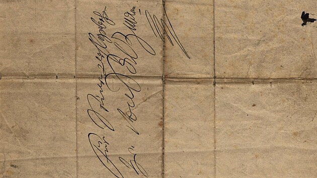 Beethoven�v �dajn� dopis byl zaslan� v�de�sk�mu bankovn�mu ��edn�kovi F. Salzmannovi.