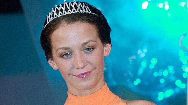 V souti krsy Miss esk republiky 2005 se tehdy devatenctilet Agta Hanychov umstila na tetm mst.