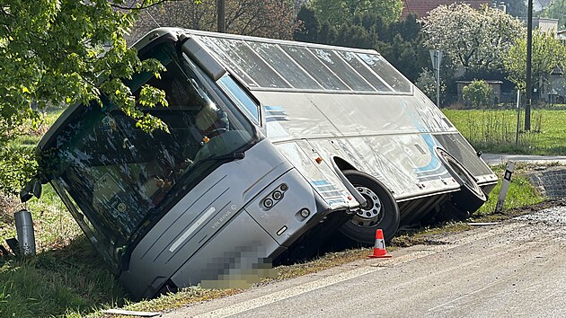 Nehoda autobusu na Pbramsku (18. dubna 2024)