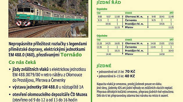 Plakt akce Rozlouen s Torndy