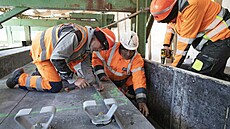 Stavební práce na dálnici D4