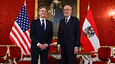 Americký ministr zahranií Antony Blinken se setkává s rakouským prezidentem...