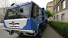Prototyp tkého nákladního vozu pohánného elektrickým trakním motorem v...