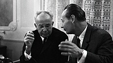 Fotografie z kv�tna 1969. Alexander Dub�ek, p�edseda Federálního shromá�d�ní,...