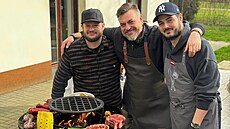 Jirka Hilgart vlevo, uprosted Petr Holeek a vpravo Filip Jaroevský z deníku...