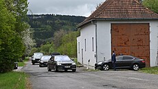 Okolí areálu bývalých muni�ních sklad� ve Vrb�ticích p�i prezidentské náv�t�v�....