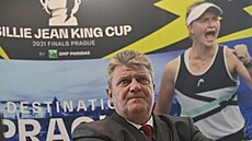 Prezident eského tenisového svazu Ivo Kaderka ped finále Poháru Billie Jean...