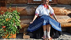 Lidový kroj z oblasti Tínského Slezska.