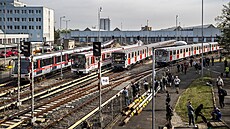 Celodenní vystavení souprav na zhlaví Depa Ka�erov u p�íle�itosti 50. výro�í...