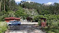 Rekreaní stedisko. V ásti zátoky vzniklo v 80. letech centrum Tlovýchovné...