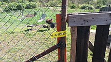 Policie vy�et�uje násilnou smrt v obci �elenice na Mostecku. (11. dubna 2024)