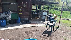 Policie vy�et�uje násilnou smrt v obci �elenice na Mostecku. (11. dubna 2024)