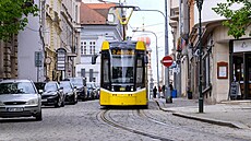 Kvli rekonstrukci tramvajové trati na jiní stran námstí Republiky v Plzni...